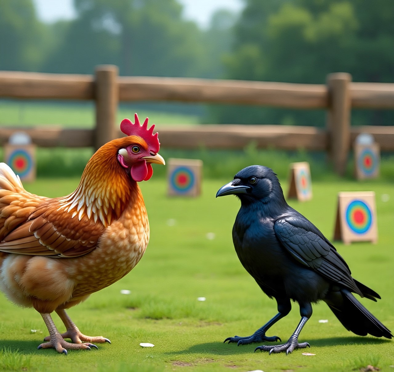 Chicken and Crow Shoot